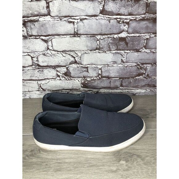 Cuater Tracer Navy Blue Canvas Fabric Slip On Casual Shoes Men’s Sz 13M US/47EU - Picture 14 of 16